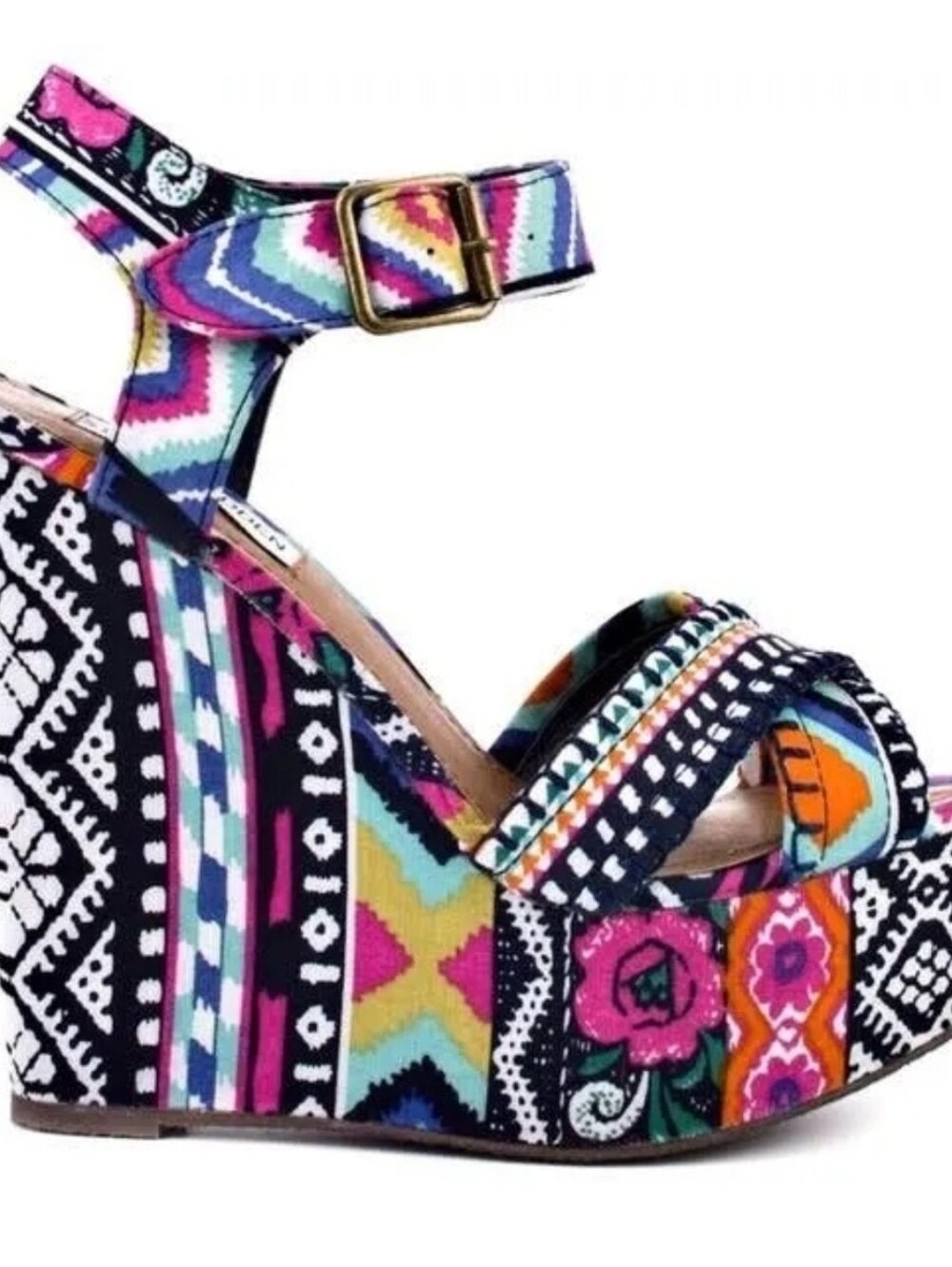 Steve Madden Winonna Wedges Women's Size 7.5 - Picture 4 of 14